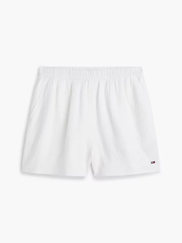 Crinkle Textured Relaxed Shorts