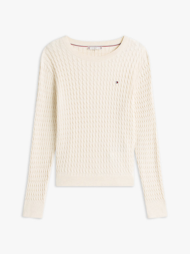 Cable Knit Crew Neck Jumper