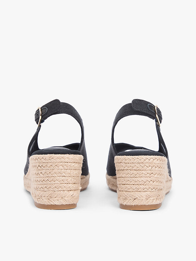 Hemp Slingback Wedge Espadrilles