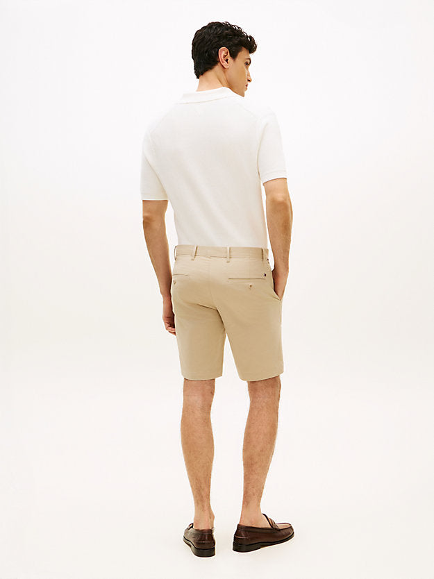 Denton Straight Fit Belted Chino Shorts