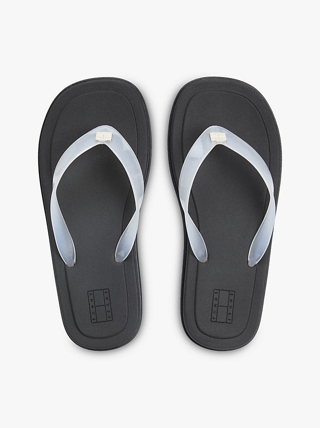 Jelly Cleat Wedge Flip-Flops