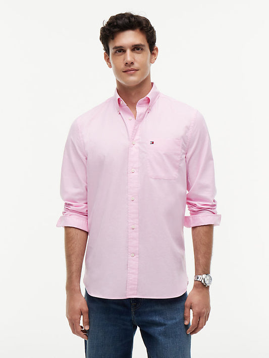 Slim Fit Button-Down Lightweight Oxford Shirt