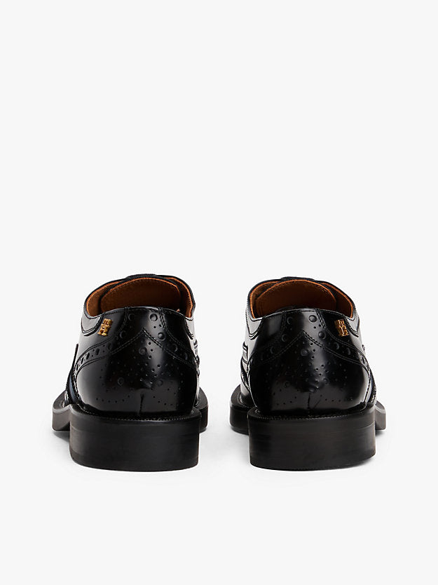 Leather Brogue Oxford Shoes