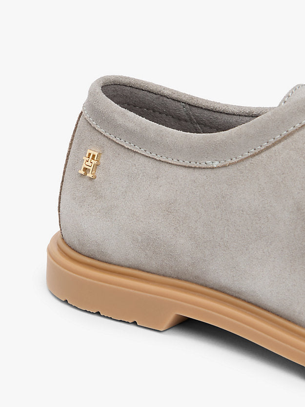 Monogram Suede Moc Toe Loafers