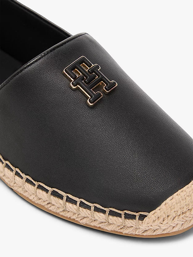 Monogram Leather Espadrilles