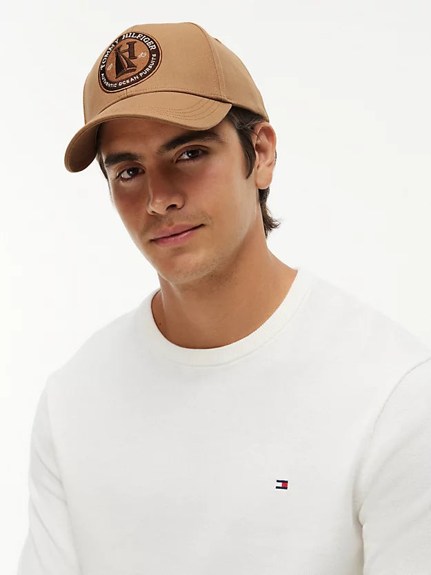 Logo Patch Six-Panel Baseball Cap