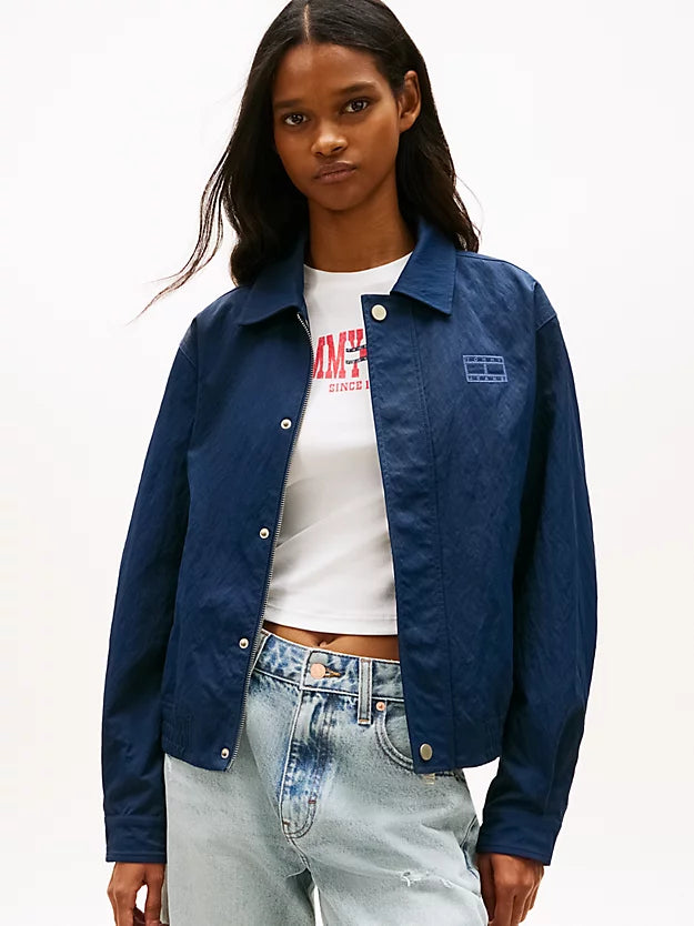 Badge Water Repellent Coach Jacket