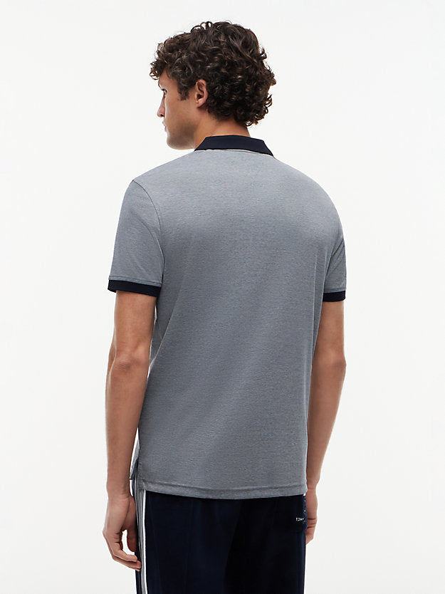 Performance Regular Fit Zip Oxford Polo Shirt