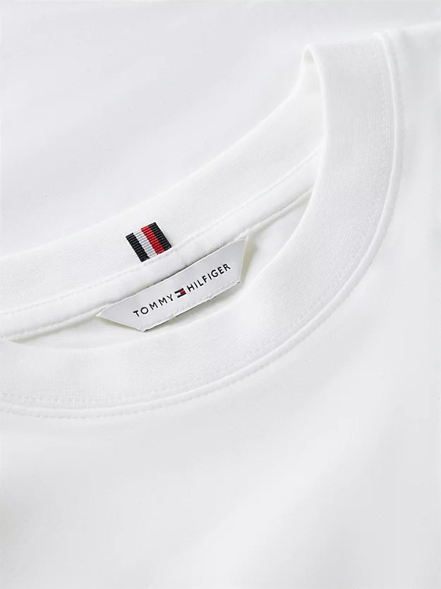 Logo Embroidery Crew Neck T-Shirt