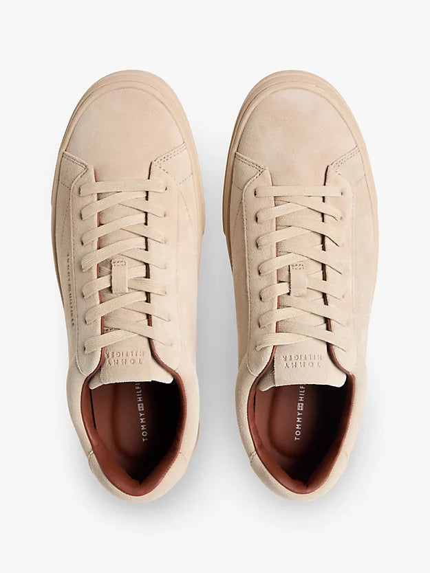 Premium Debossed Suede Trainers