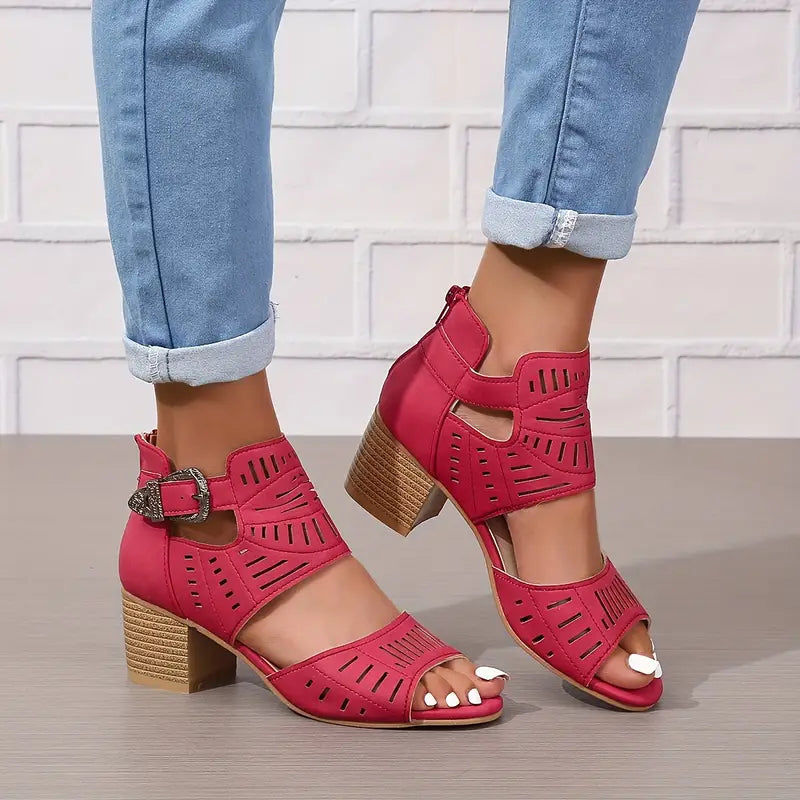 🔥Dernière promotion : 50 % de réduction – Nouvelles chaussures orthopédiques en cuir à talon haut pour femme 2024