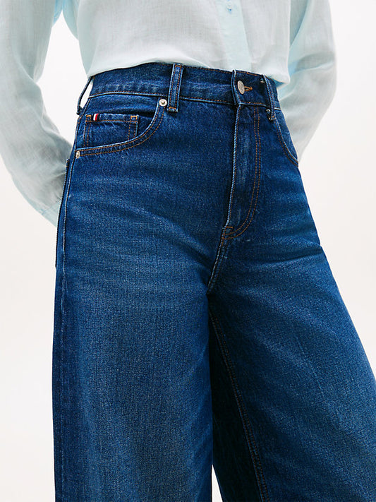 70s High Rise Wide Leg Jeans