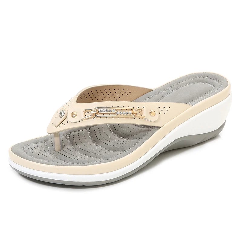 ⏰Tongs et Sandales Confortables à Coussin et Support Plantaire pour Femmes