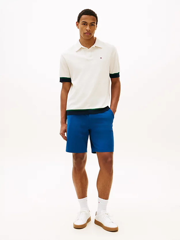 Dover Flag Embroidery Regular Fit Chino Shorts