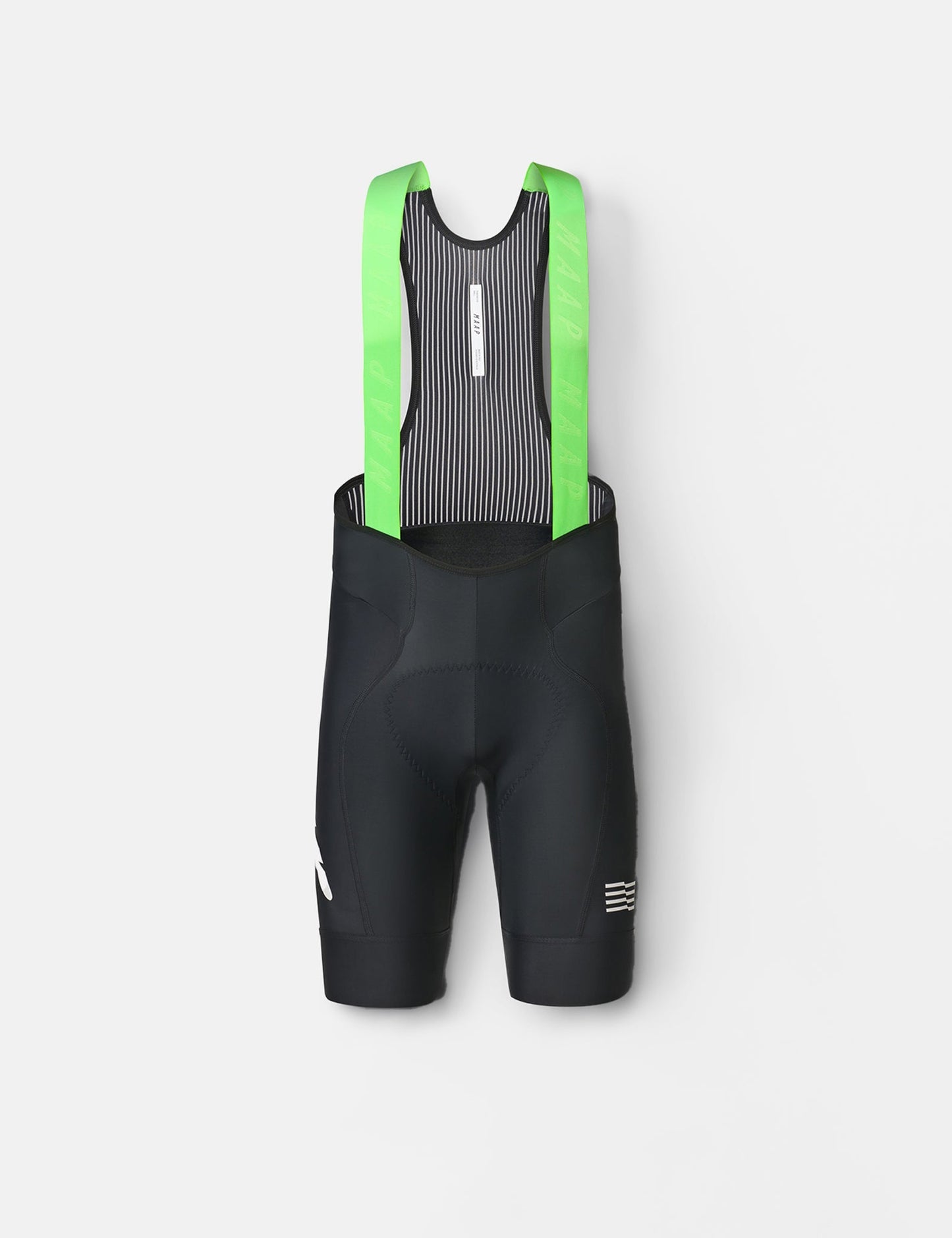 Eclipse Team Bib Evo - Black/Fluro Green