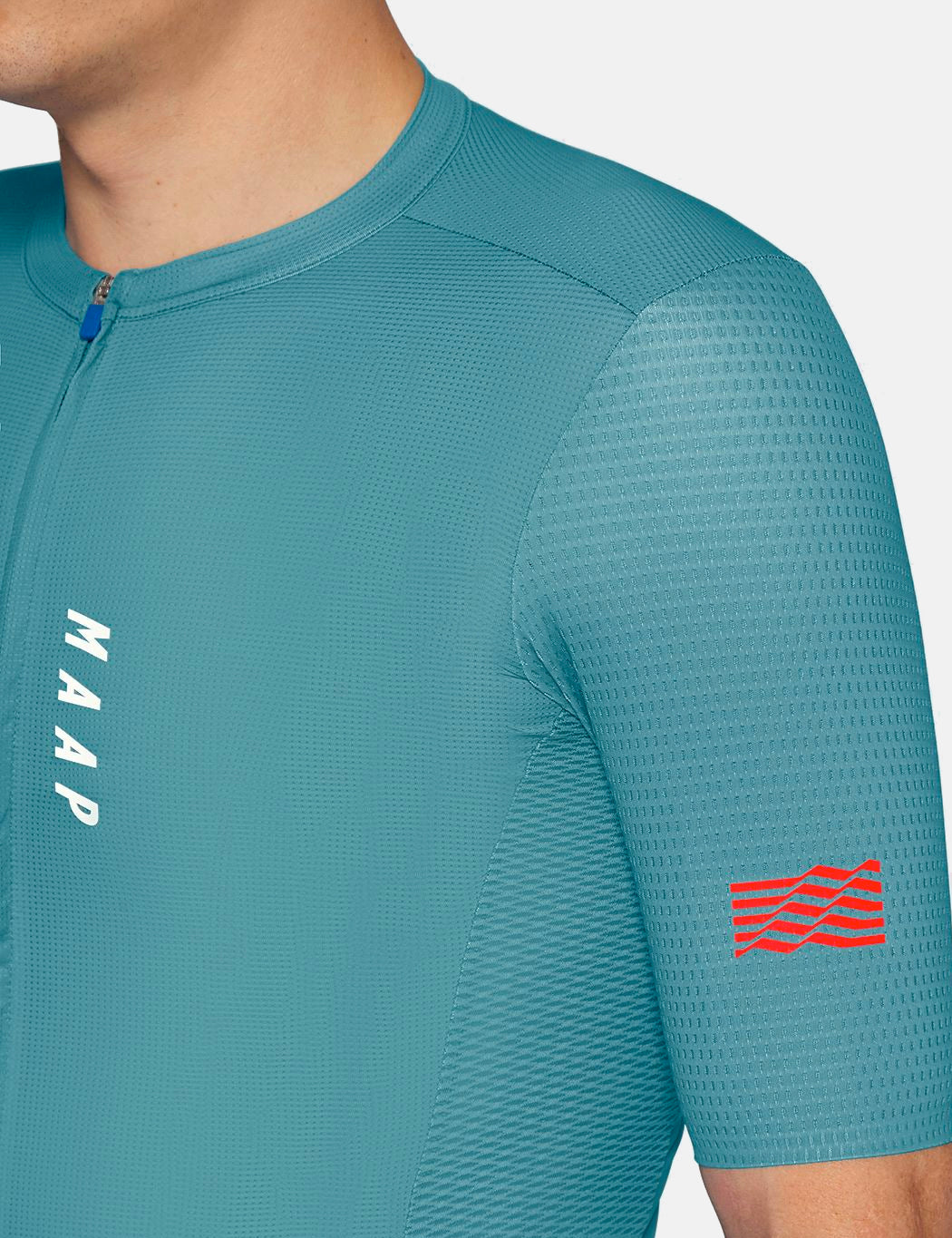 Stealth Race Fit Jersey - Cyan