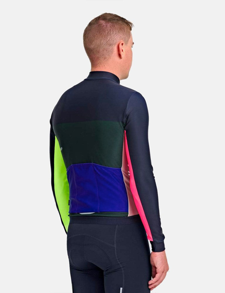 Vista Team Long Sleeve Jersey - Navy Blue