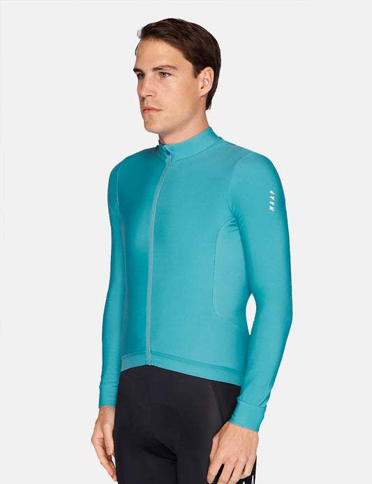 Force Pro LS Jersey - Cyan Blue