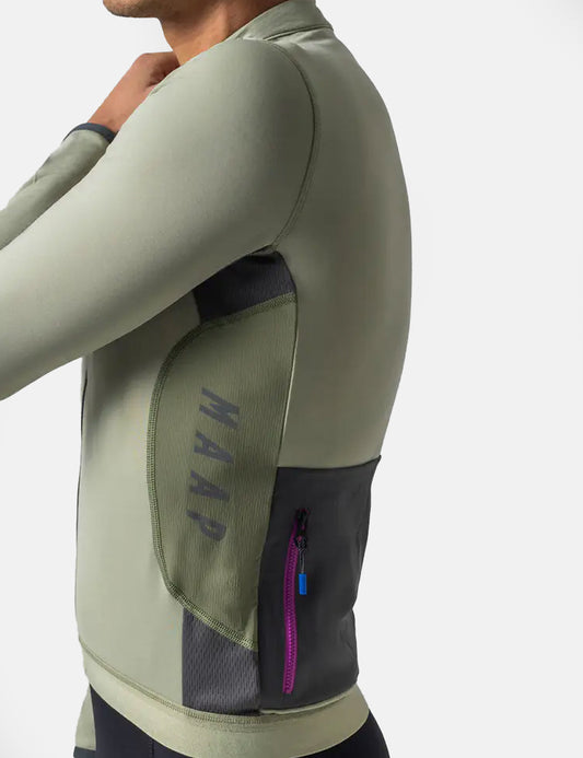 Alt_Road Long Sleeve Jersey - Marsh Green