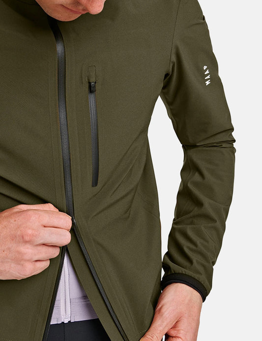 Ascend Pro Rain Jacket - Olive Green