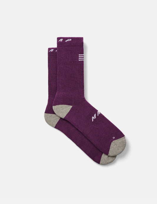 Evade Socks - Dark Plum Purple