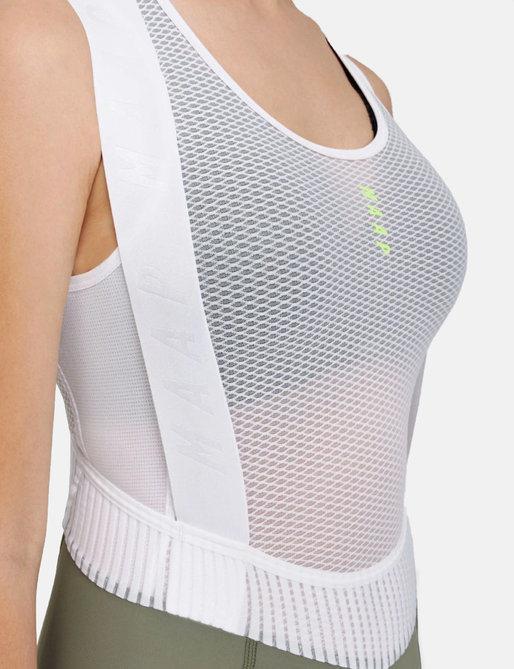 Women's Team Bib Evo - Seagrass Green/White