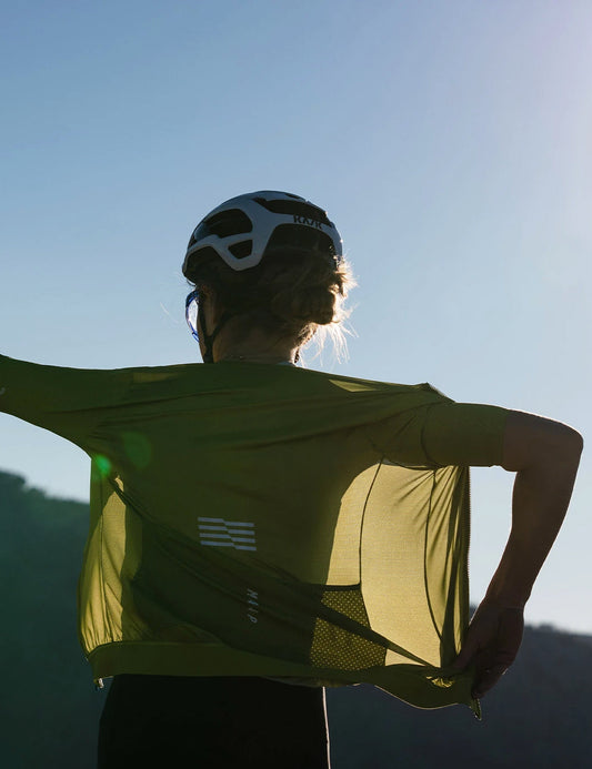 Womens Emblem Pro Hex Jersey - Fern Green