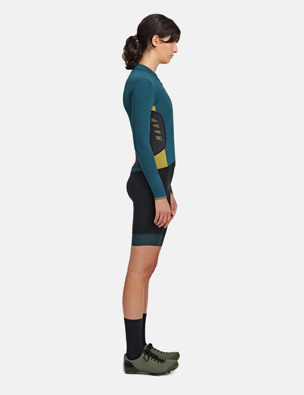 Women's Alt_Road Long Sleeve Jersey - Dark Teal
