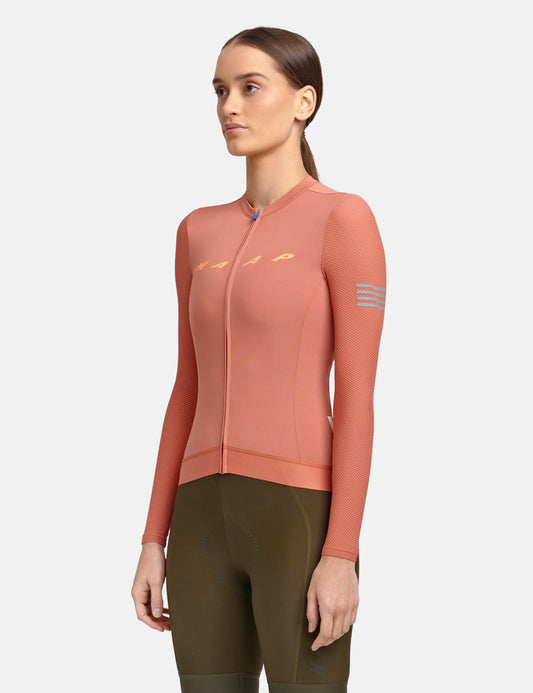 Women's Evade Pro Base Long Sleeve Jersey - Rose Pink