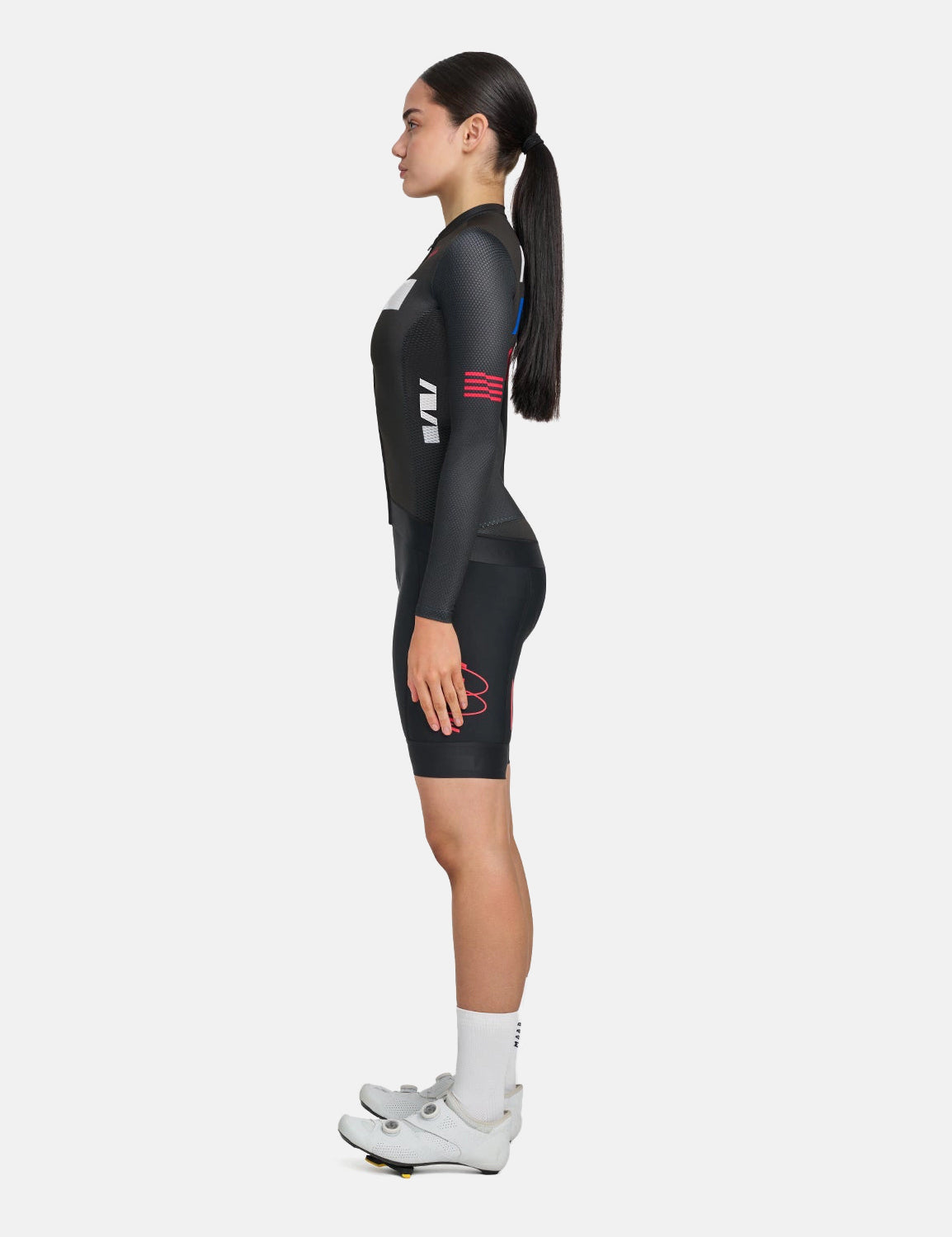 Womens Trace Pro Air Long Sleeve Jersey - Black