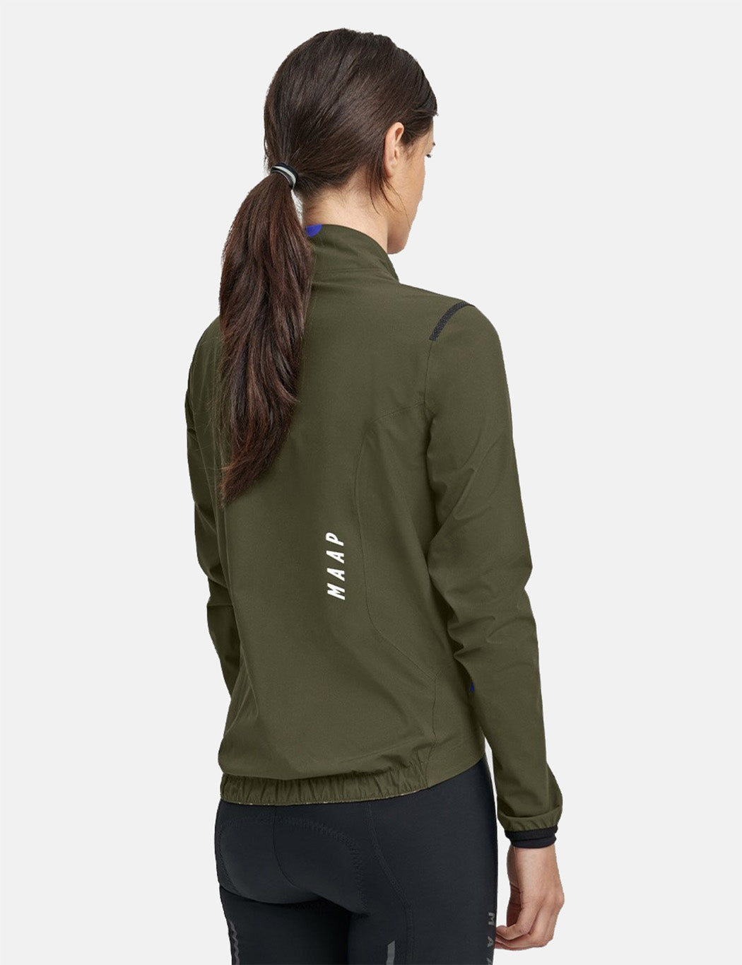 Womens Ascend Pro Rain Jacket - Olive Green