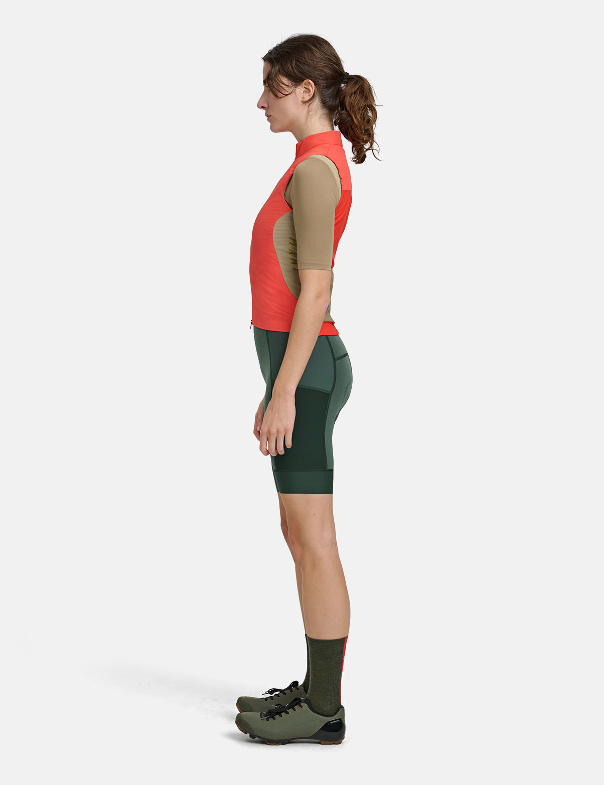 Womens Alt_Road Thermal Vest - Mars Red