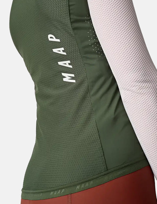 Womens Draft Team Vest - Bronze Green