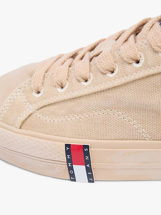 Archive Flag Stripe Washed Canvas Trainers