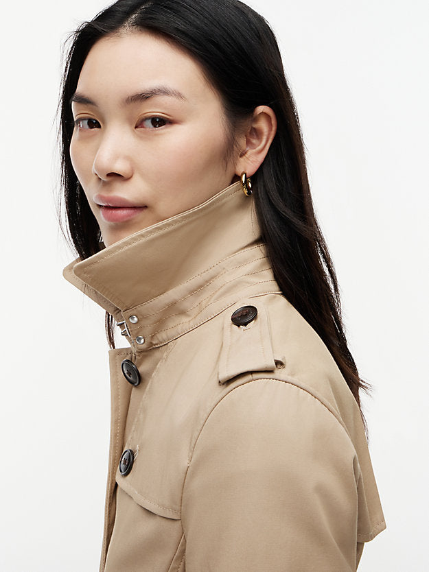Single Breasted Trench Coat