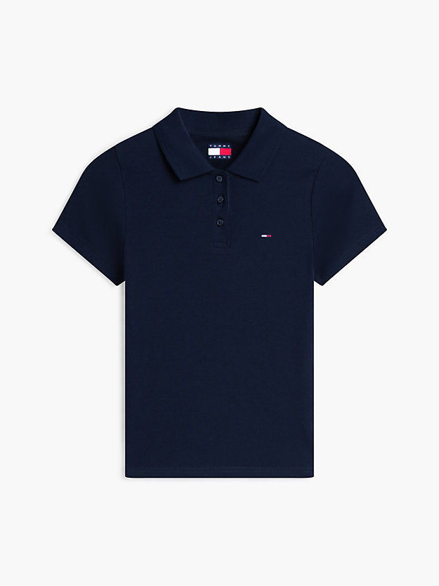 Slim Fit Ribbed Polo Shirt