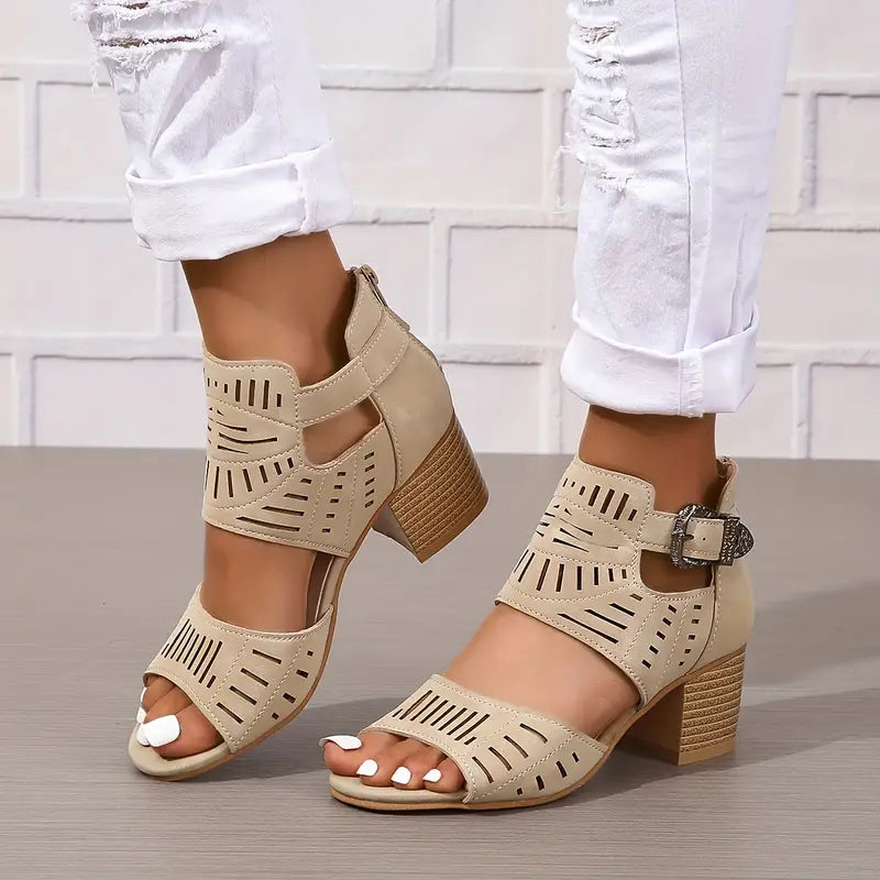 🔥Dernière promotion : 50 % de réduction – Nouvelles chaussures orthopédiques en cuir à talon haut pour femme 2024