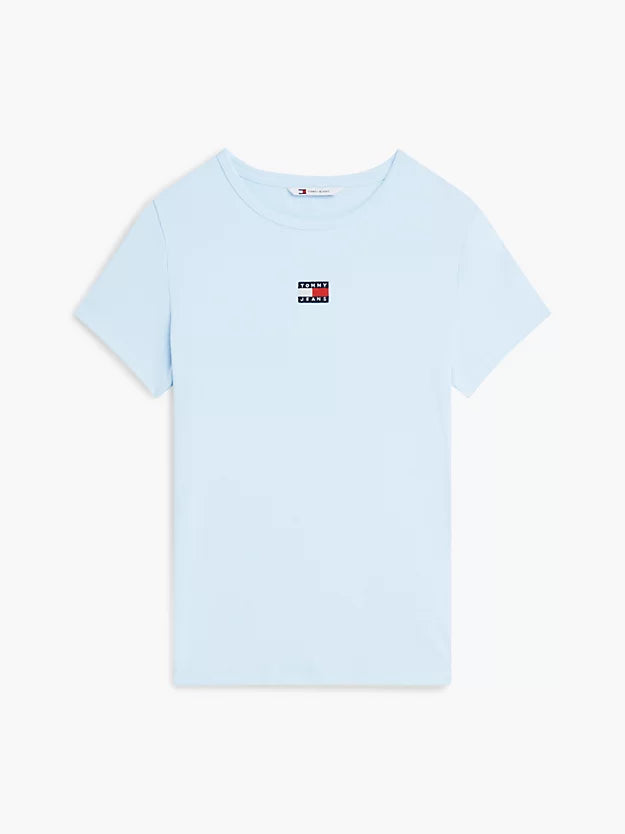 Badge Ribbed Slim T-Shirt