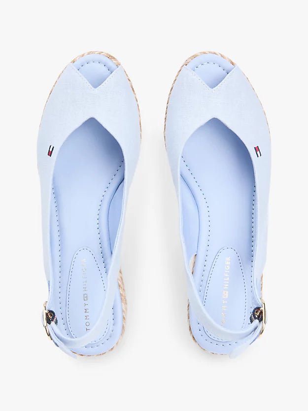 Hemp Slingback Wedge Espadrilles