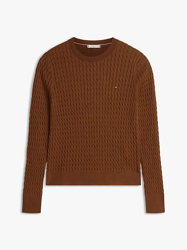 Cable Knit Crew Neck Jumper