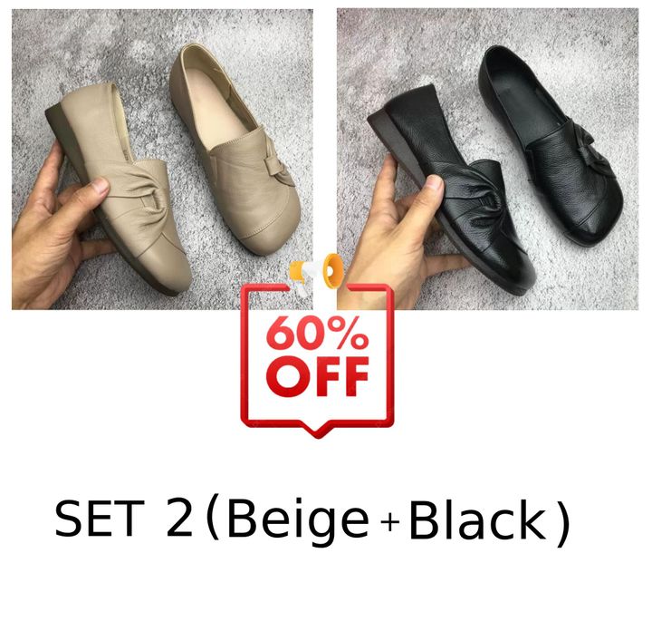 💖Dernier Jour de Promotion -60% - Chaussures souples antidérapantes en cuir pour femmes