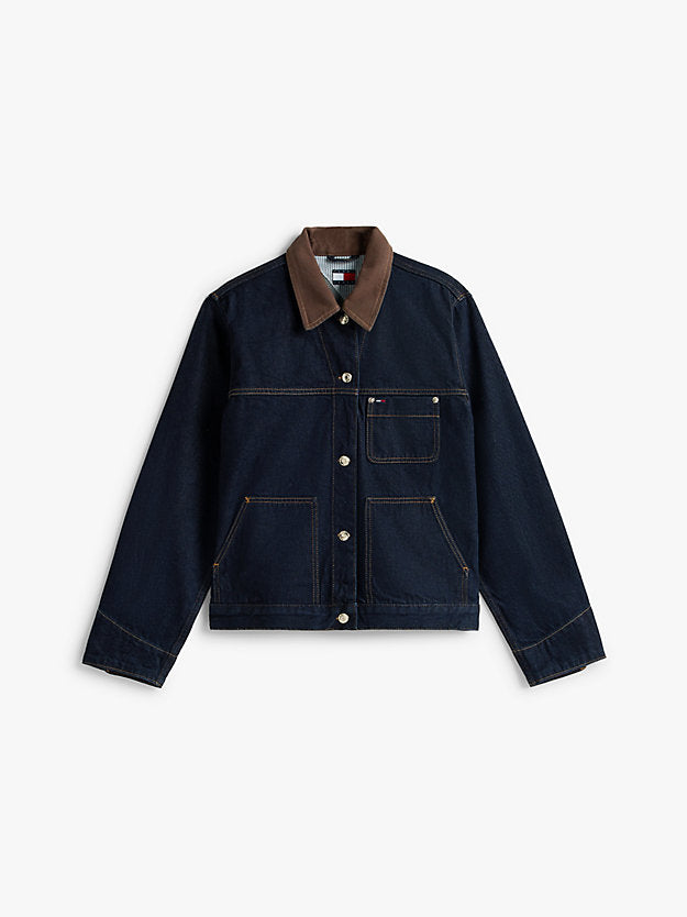 Oversized Denim Chore Jacket