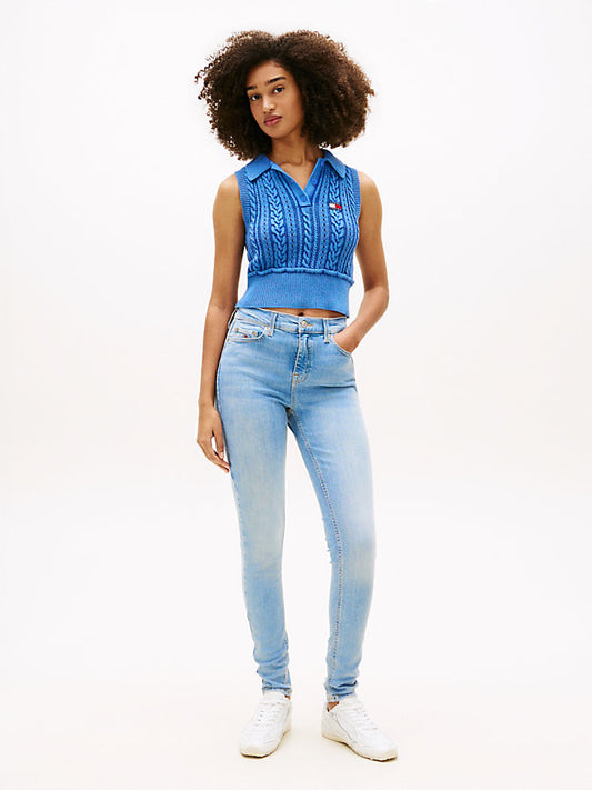 Nora Faded Mid Rise Skinny Jeans