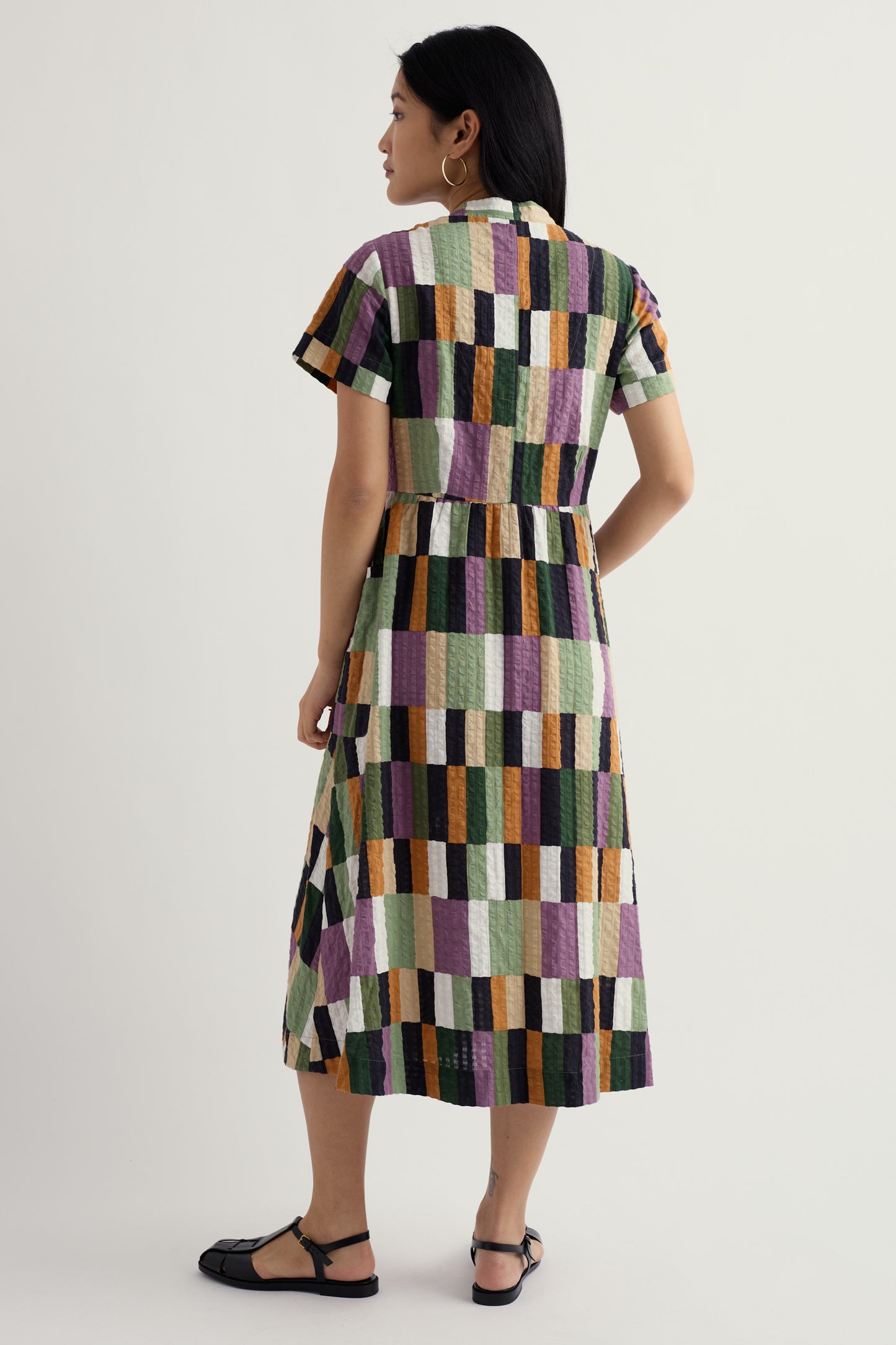 Abito midi stile camicia Fowen  