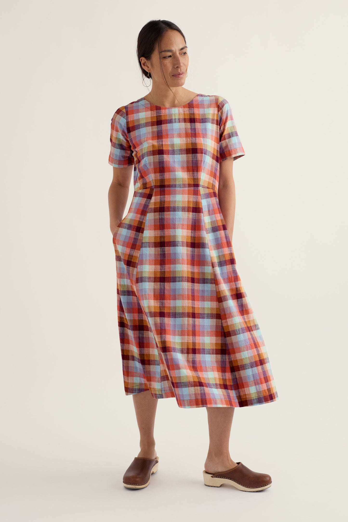 Robe midi en coton biologique Medlar Tree