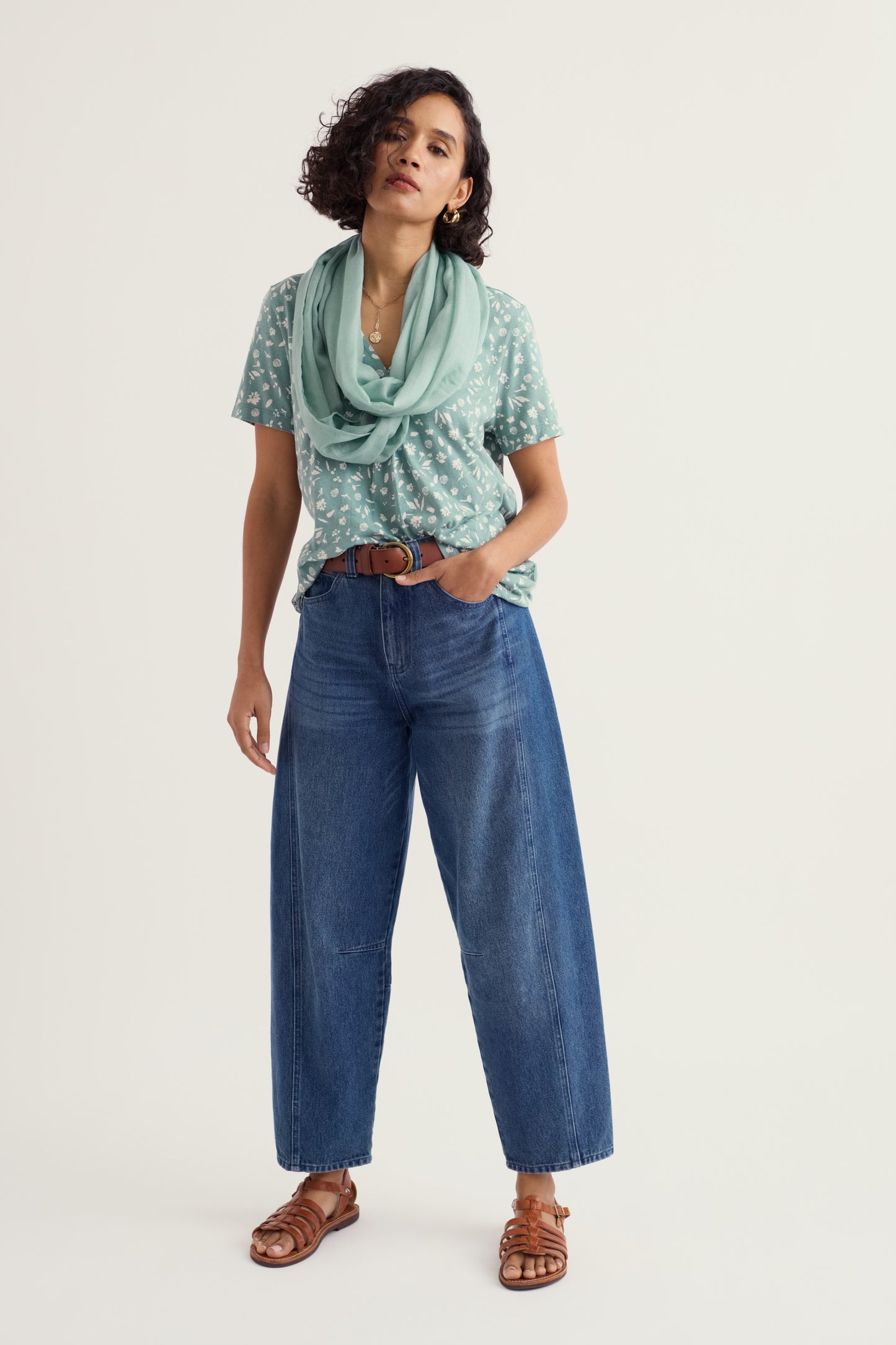Barnoon Jersey Printed Short-Sleeve Top