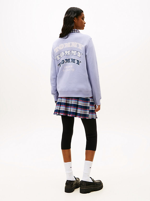 Back Logo Crew Neck Sweatshirt