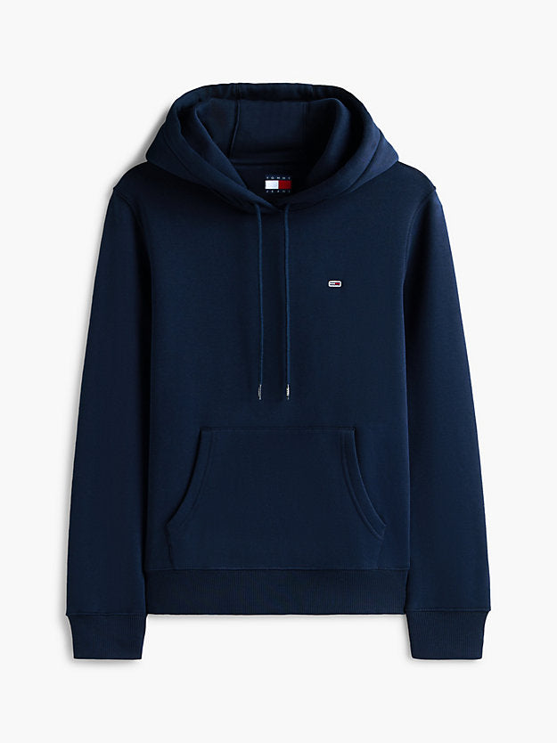 Flag Embroidery Fleece Drawstring Hoody