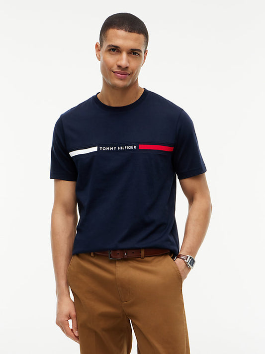Logo Embroidery Insert Jersey T-Shirt