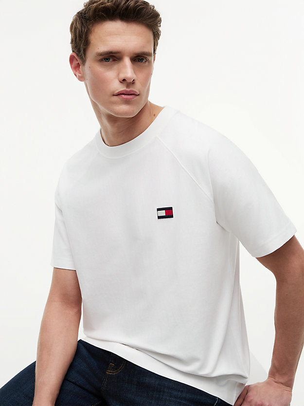 Flag Raglan Sleeve Relaxed Jersey T-Shirt